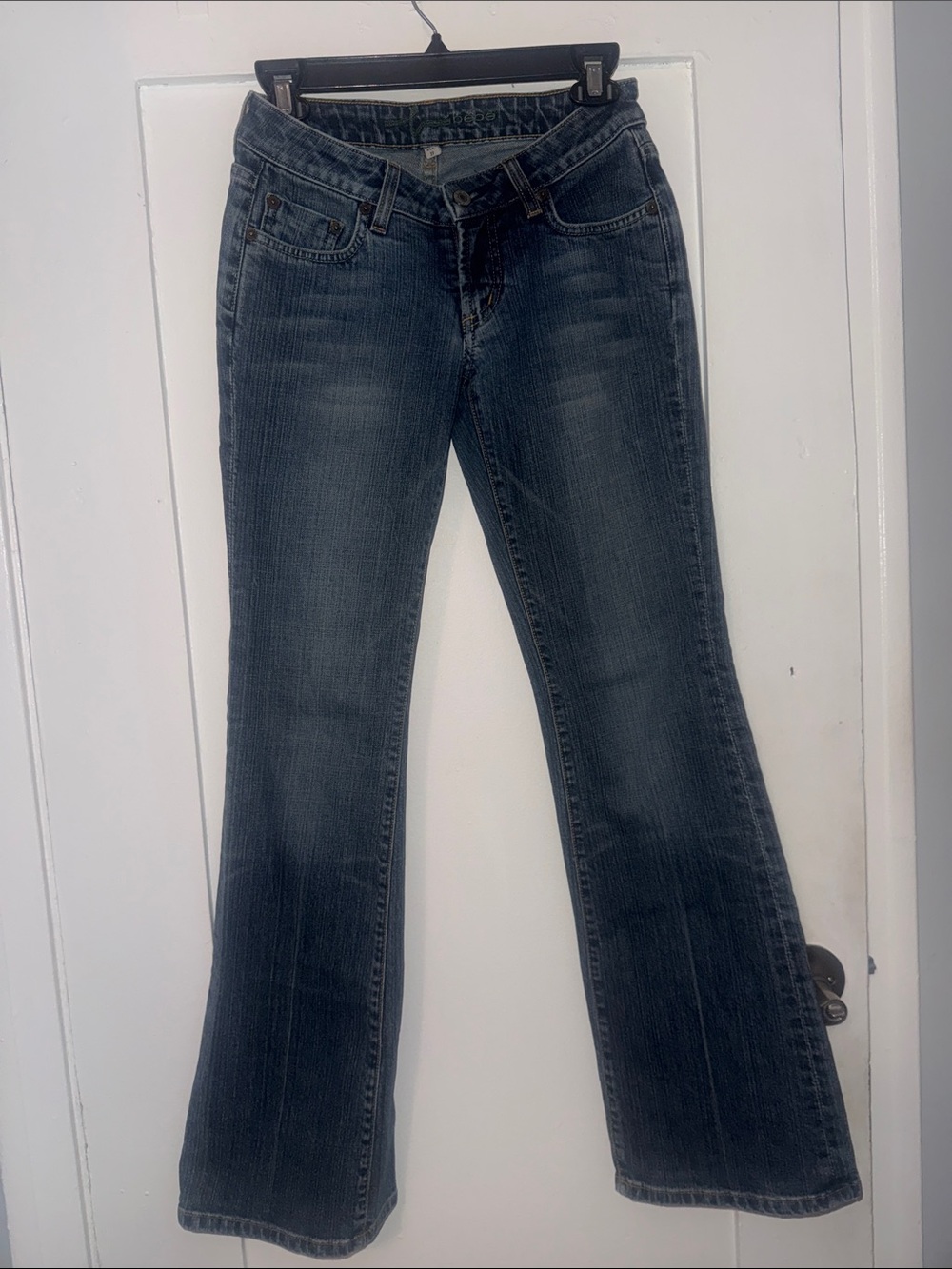 Bebe Blue Flare Jeans